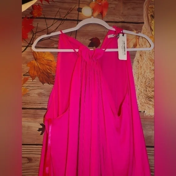 Pink Naked Zebra LG Halter Dress NWT - Picture 15 of 16